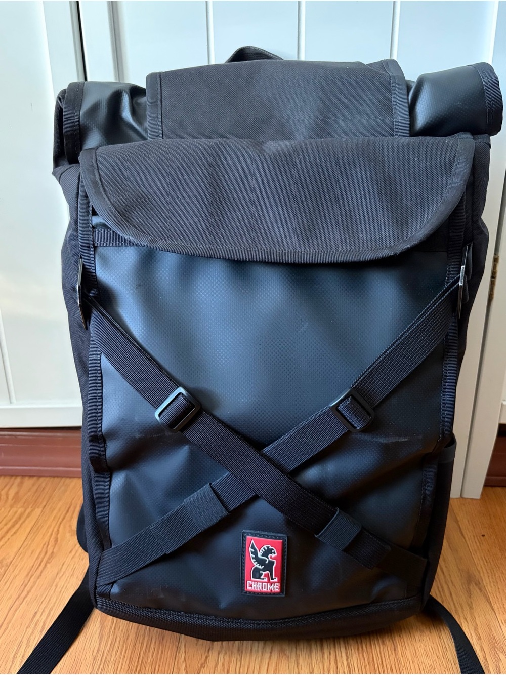 Chrome Industries Bravo 2.0 - Black Waterproof Rolltop Backback